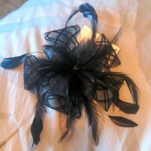 Charming Charlie black hair bow clip